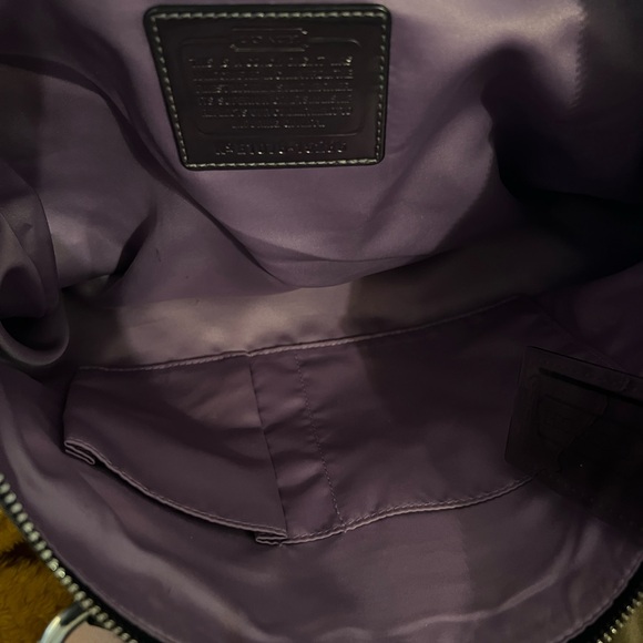 Coach Metallic Tote. Excellent Condition - Picture 3 of 3